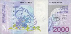 2000 Francs BELGIUM  1994 P.151 XF-