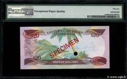 20 Dollars Spécimen EAST CARIBBEAN STATES  1986 P.19s ST