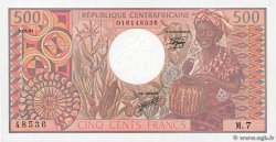500 Francs CENTRAL AFRICAN REPUBLIC  1981 P.09 AU+