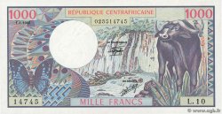 1000 Francs REPúBLICA CENTROAFRICANA  1980 P.10 SC+