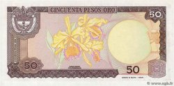 50 Pesos Oro Remplacement COLOMBIA  1985 P.425ar UNC-