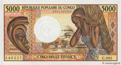 5000 Francs CONGO  1984 P.06a SPL+