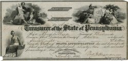 78,40 Dollars UNITED STATES OF AMERICA Philadelphie 1862 DOC.Chèque VF