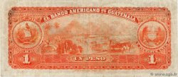 1 Peso GUATEMALA  1914 PS.111b BC+