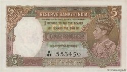 5 Rupees INDE  1943 P.018b SUP