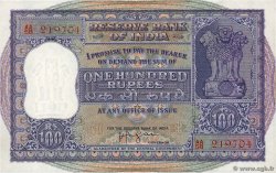 100 Rupees INDIA  1957 P.044 XF