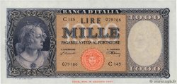 1000 Lire ITALY  1948 P.088a AU+