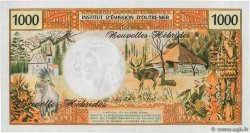 1000 Francs NUOVE EBRIDI  1980 P.20c q.FDC