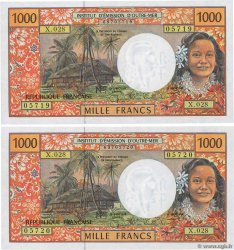 1000 Francs Consécutifs POLYNESIA, FRENCH OVERSEAS TERRITORIES  2000 P.02g UNC