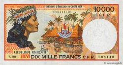 10000 Francs POLYNESIA, FRENCH OVERSEAS TERRITORIES  2010 P.04g VF
