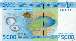 5000 Francs CFP FRENCH PACIFIC TERRITORIES  2014 P.07 SC+