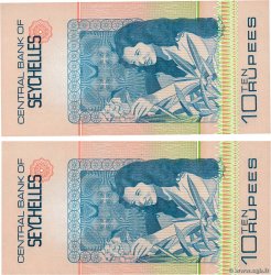 10 Rupees Petit numéro SEYCHELLES  1983 P.28a UNC