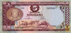 5 Shilin SOMALIA  1975 P.17a UNC