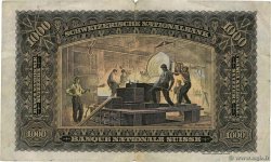 1000 Francs SUISSE  1947 P.37h MB