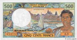 500 Francs TAHITI Papeete 1985 P.25d UNC