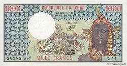 1000 Francs TCHAD  1978 P.03c SPL