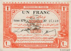 1 Franc TUNISIA  1921 P.46b XF+