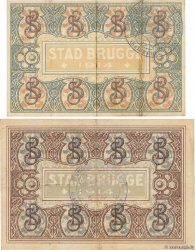2 et 5 Francs BÉLGICA Brugge - Bruges 1914 P.- MBC+
