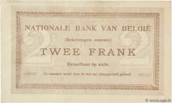 2 Francs BELGIEN  1914 P.082 VZ+