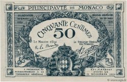 50 Centimes MONACO  1920 P.03