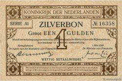 1 Gulden NETHERLANDS  1916 P.008 XF-