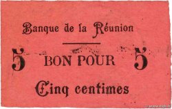 5 Centimes ISOLA RIUNIONE  1915 P.20 q.FDC