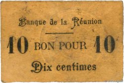 10 Centimes ISOLA RIUNIONE  1915 P.21 BB