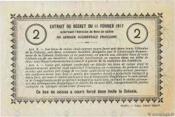 2 Francs SENEGAL  1917 P.03b SC