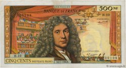 500 Nouveaux Francs MOLIÈRE FRANCIA  1966 F.60.09 q.BB