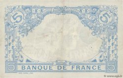 5 Francs BLEU FRANCIA  1915 F.02.25 MBC+