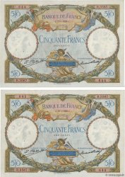 50 Francs LUC OLIVIER MERSON Consécutifs FRANCIA  1929 F.15.03 MBC+