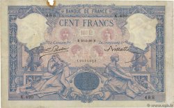 100 Francs BLEU ET ROSE FRANCE  1889 F.21.02a F+