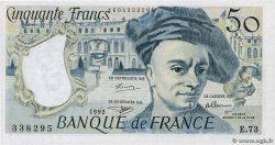 50 Francs QUENTIN DE LA TOUR Fauté FRANKREICH  1992 F.67.18 fST+