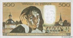 500 Francs PASCAL Petit numéro FRANCE  1968 F.71.01A1 SUP+