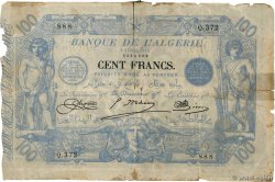 100 Francs ALGERIA  1919 P.074 G