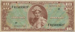 10 Dollars ESTADOS UNIDOS DE AMÉRICA  1958 P.M042a MBC
