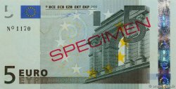 5 Euro Spécimen EUROPA  2002 P.01Vs q.SPL