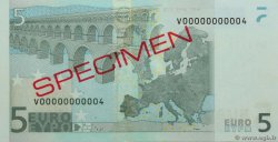 5 Euro Spécimen EUROPA  2002 P.01Vs fVZ