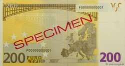 200 Euro Spécimen EUROPE  2002 P.06Ps SUP+