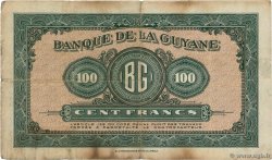 100 Francs Spécimen FRENCH GUIANA  1942 P.13s BC