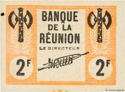 2 Francs type 1942 Francisque ISLA DE LA REUNIóN  1942 P.32 SC