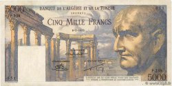 5000 Francs TUNISIE  1952 P.30 TB+