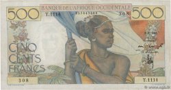 500 Francs AFRIQUE OCCIDENTALE FRANÇAISE (1895-1958)  1953 P.41 TTB