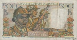 500 Francs FRENCH WEST AFRICA  1953 P.41 SS
