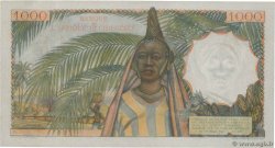 1000 Francs FRENCH WEST AFRICA  1953 P.42 AU-