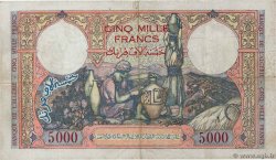 5000 Francs ALGERIA  1942 P.090a BB