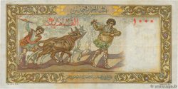 1000 Francs ALGERIA  1958 P.107b VF