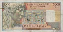 5000 Francs ALGÉRIE  1953 P.109b