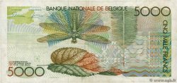 5000 Francs BELGIQUE  1982 P.145a TB+