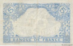 5 Francs BLEU FRANCIA  1912 F.02.10 q.SPL